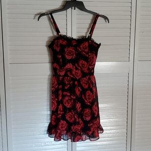 Royal Bones Floral Party Dress     (item#006)